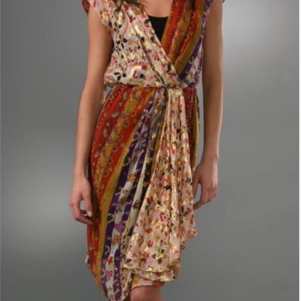 NWOT DVF Silk Zora Dress